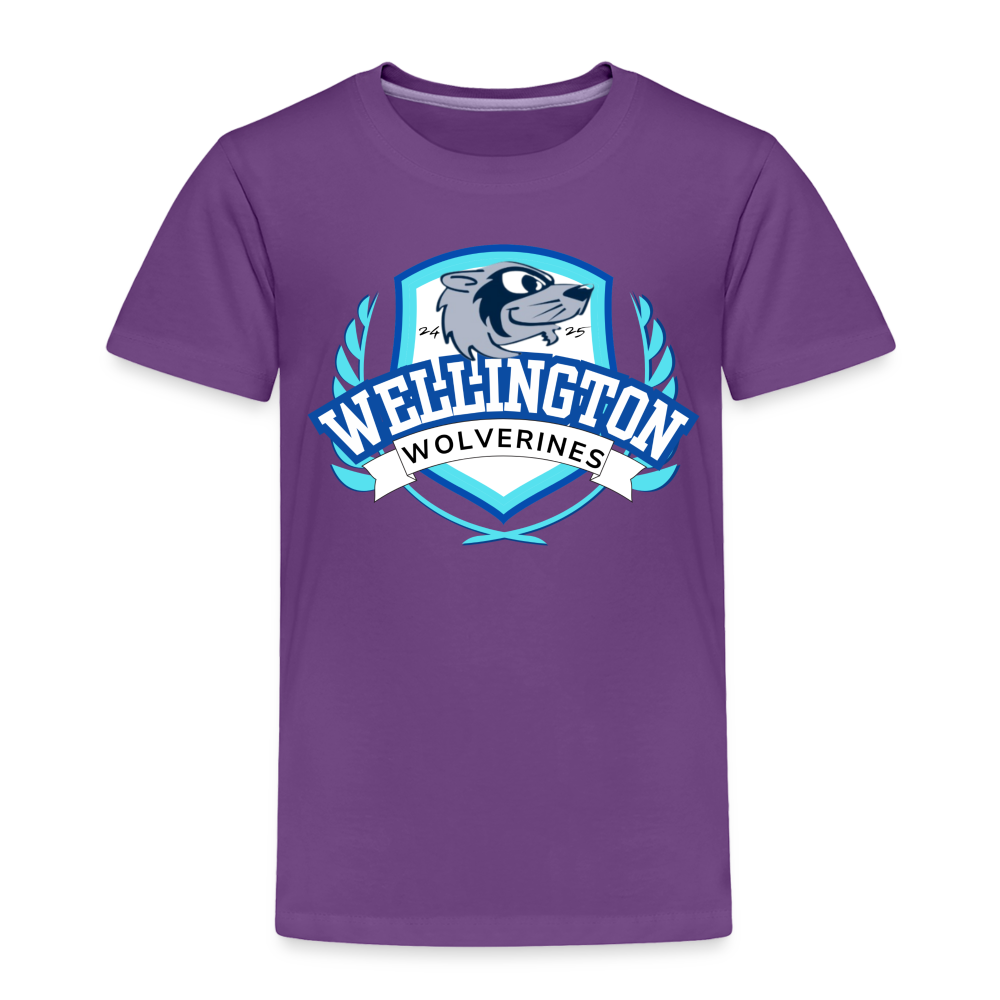 0 KINDER TEE XS 24/25 - purple