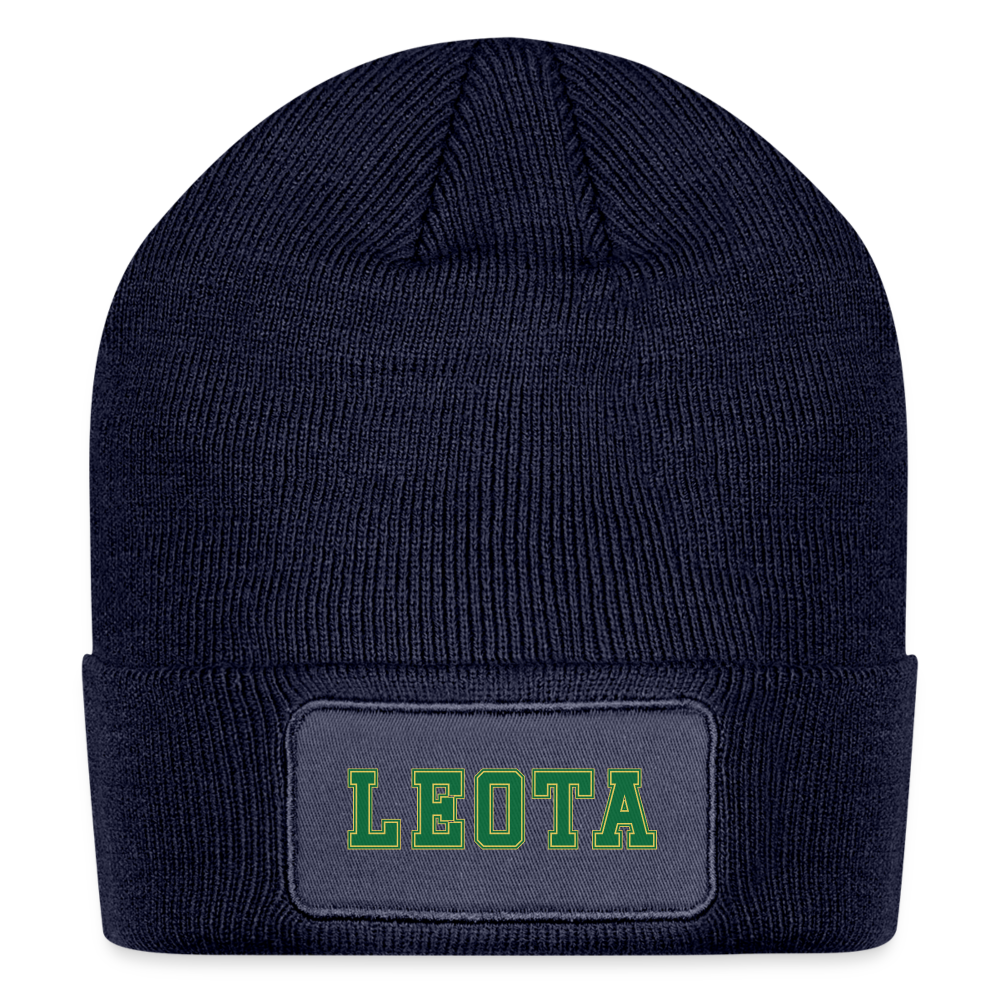 LEOTA Patch Beanie - navy