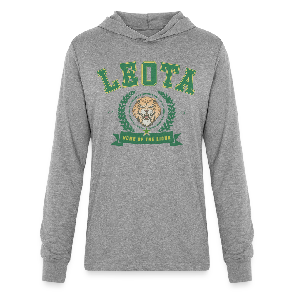 Home of the lions Unisex Long Sleeve Hoodie Shirt - heather grey