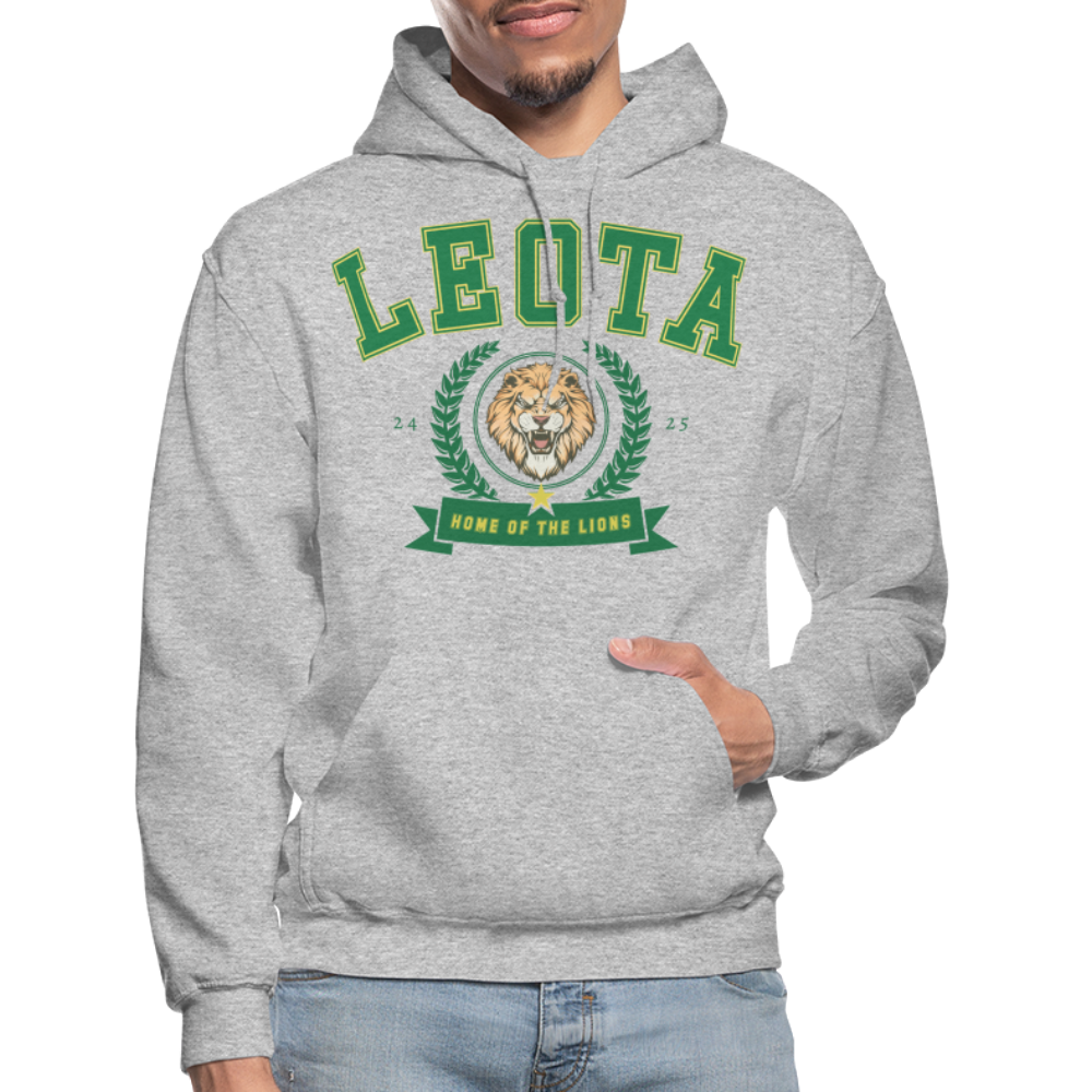 Home of the lions hoodie - heather gray