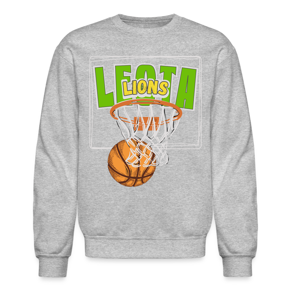 LL THROWBACK CREW - heather gray