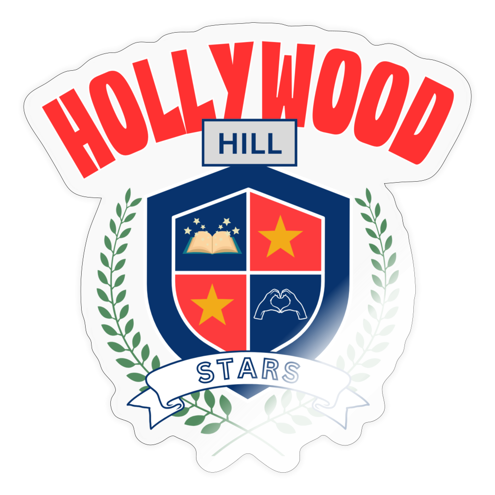 Hollywood Sticker - transparent glossy