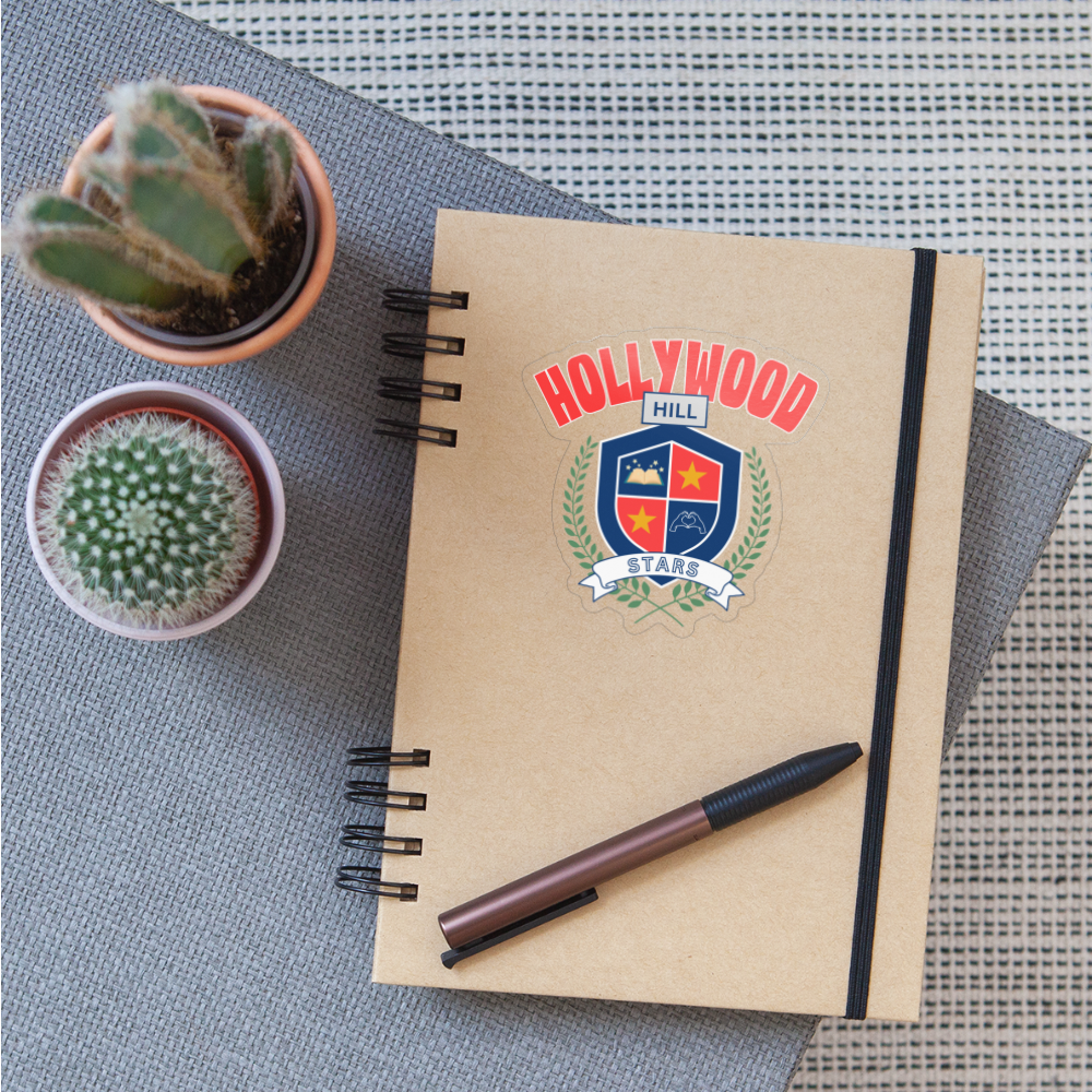 Hollywood Sticker - transparent glossy