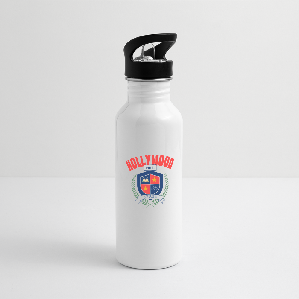 Hollywood Hill Water Bottle - white