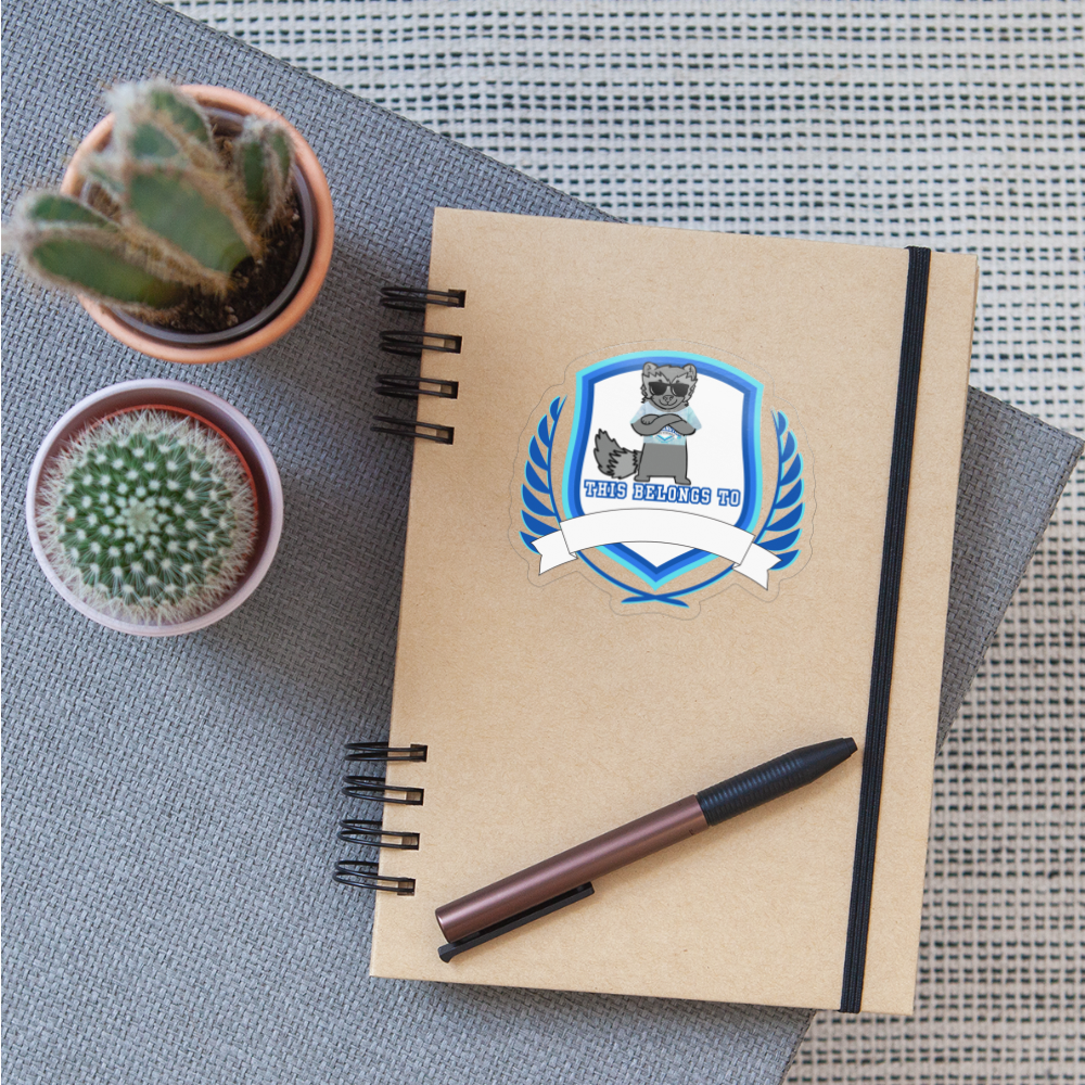 Webster Sticker - transparent glossy