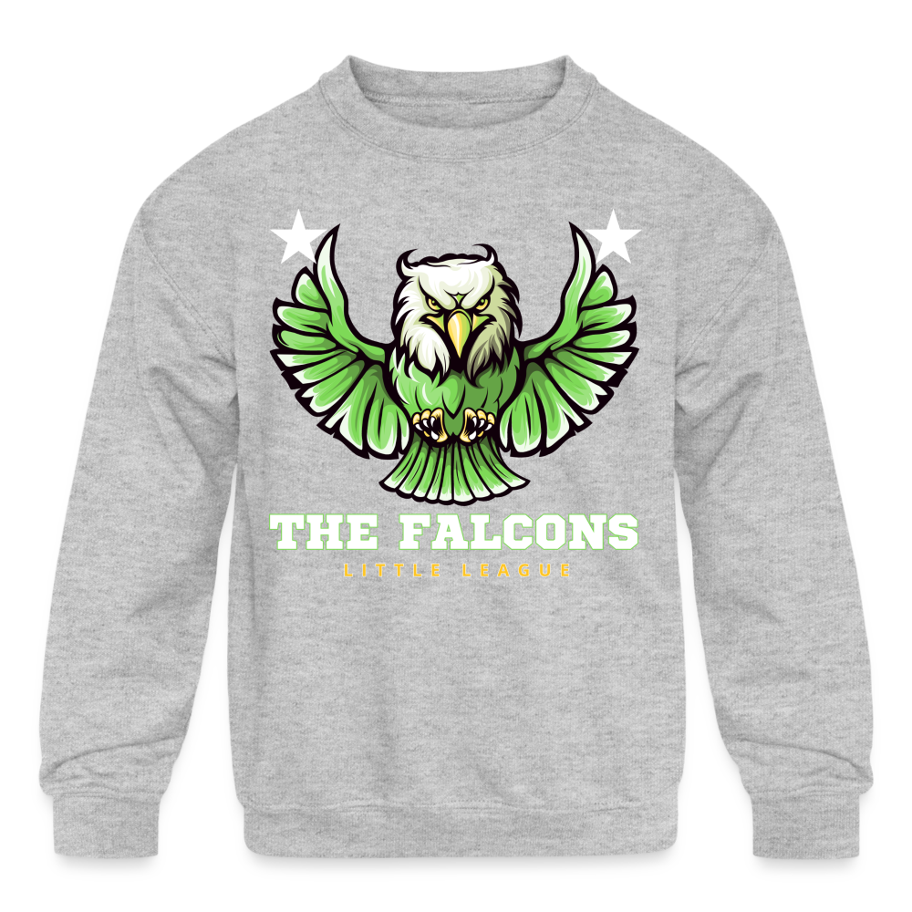 FALCONS LL CREW - heather gray