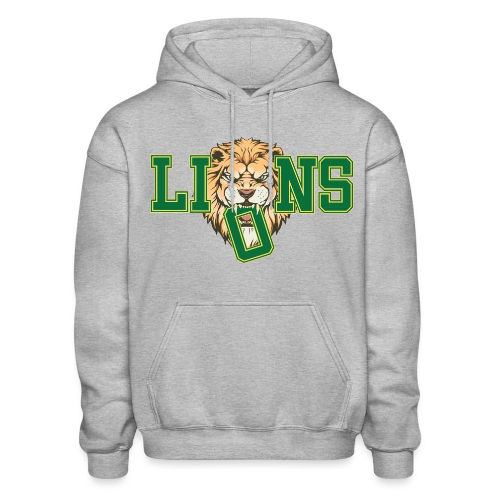 GO LIONS HOODIE - heather gray