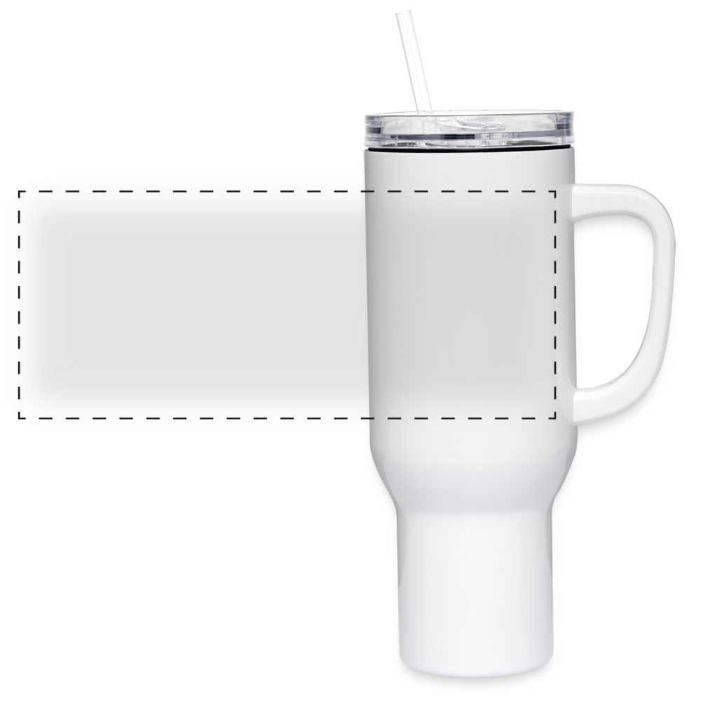 40 oz Travel Tumbler - white
