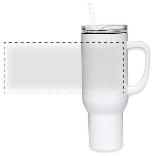 40 oz Travel Tumbler - white
