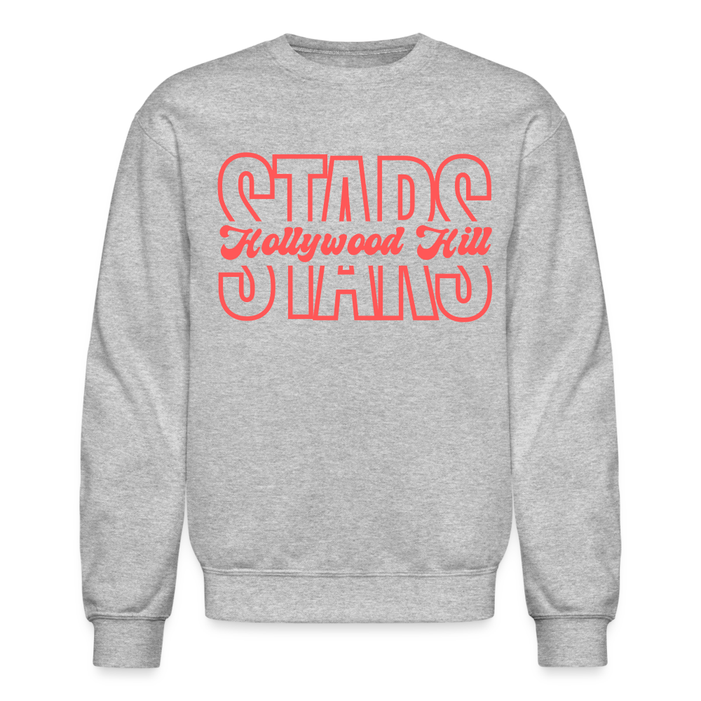 RED HOLLYWOOD HILL Crew - heather gray