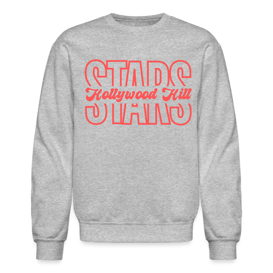 RED HOLLYWOOD HILL Crew - heather gray