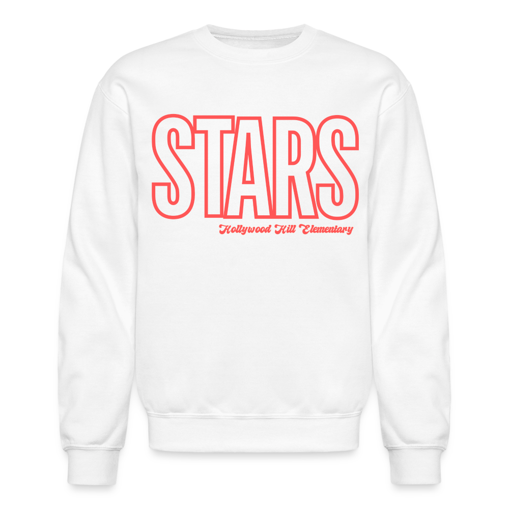 RED STARS Crewneck Sweatshirt - white