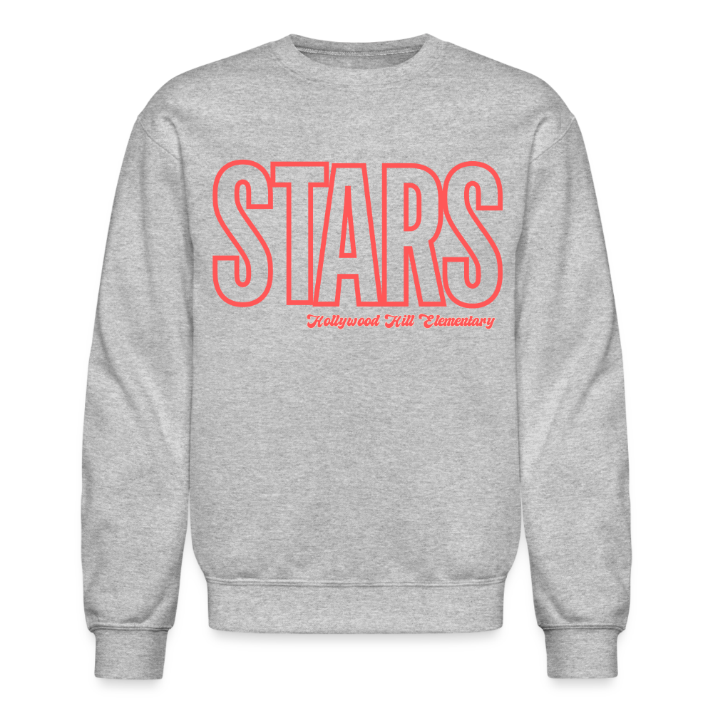 RED STARS Crewneck Sweatshirt - heather gray
