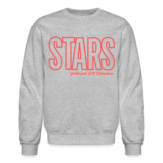 RED STARS Crewneck Sweatshirt - heather gray