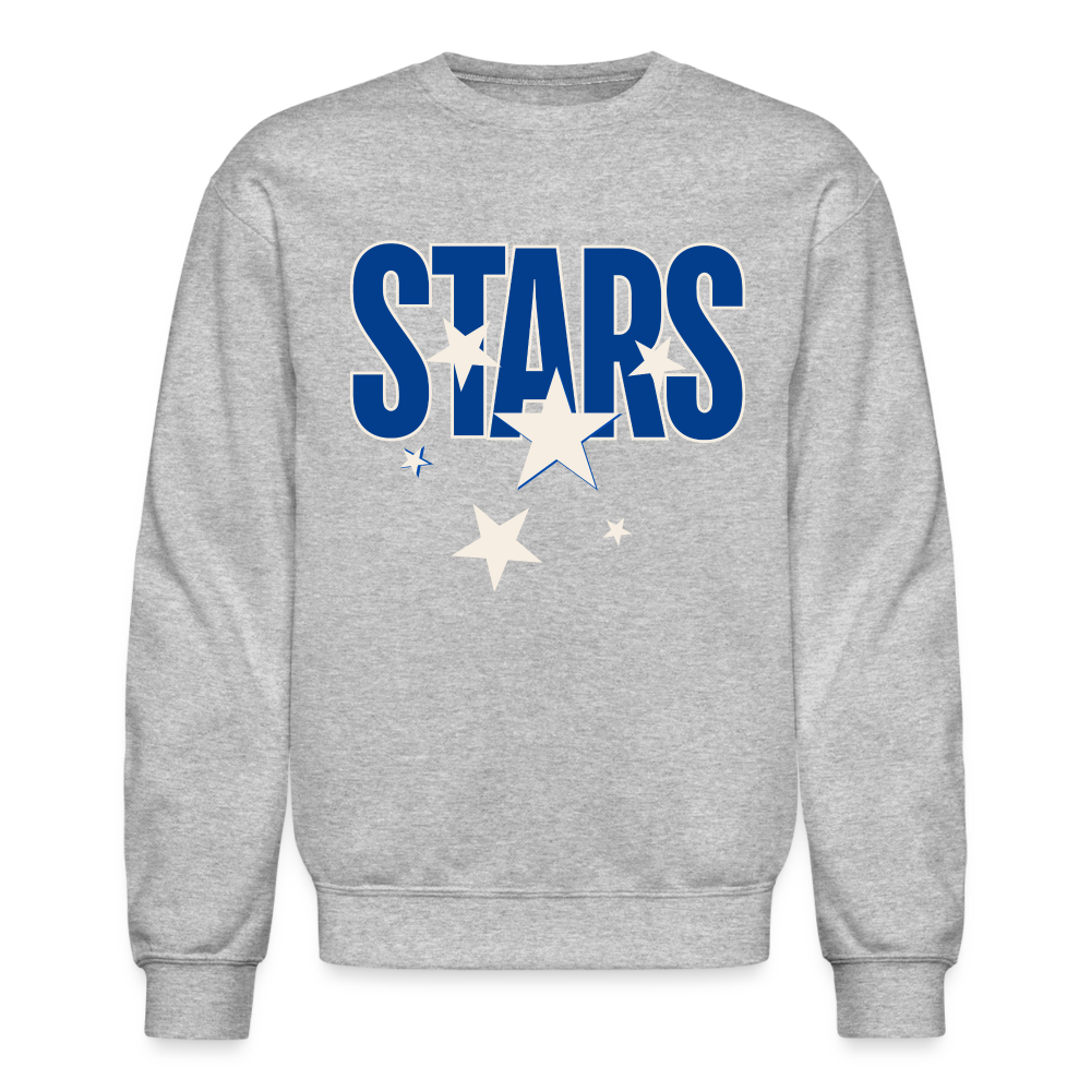 STARS STARS Crewneck Sweatshirt - heather gray