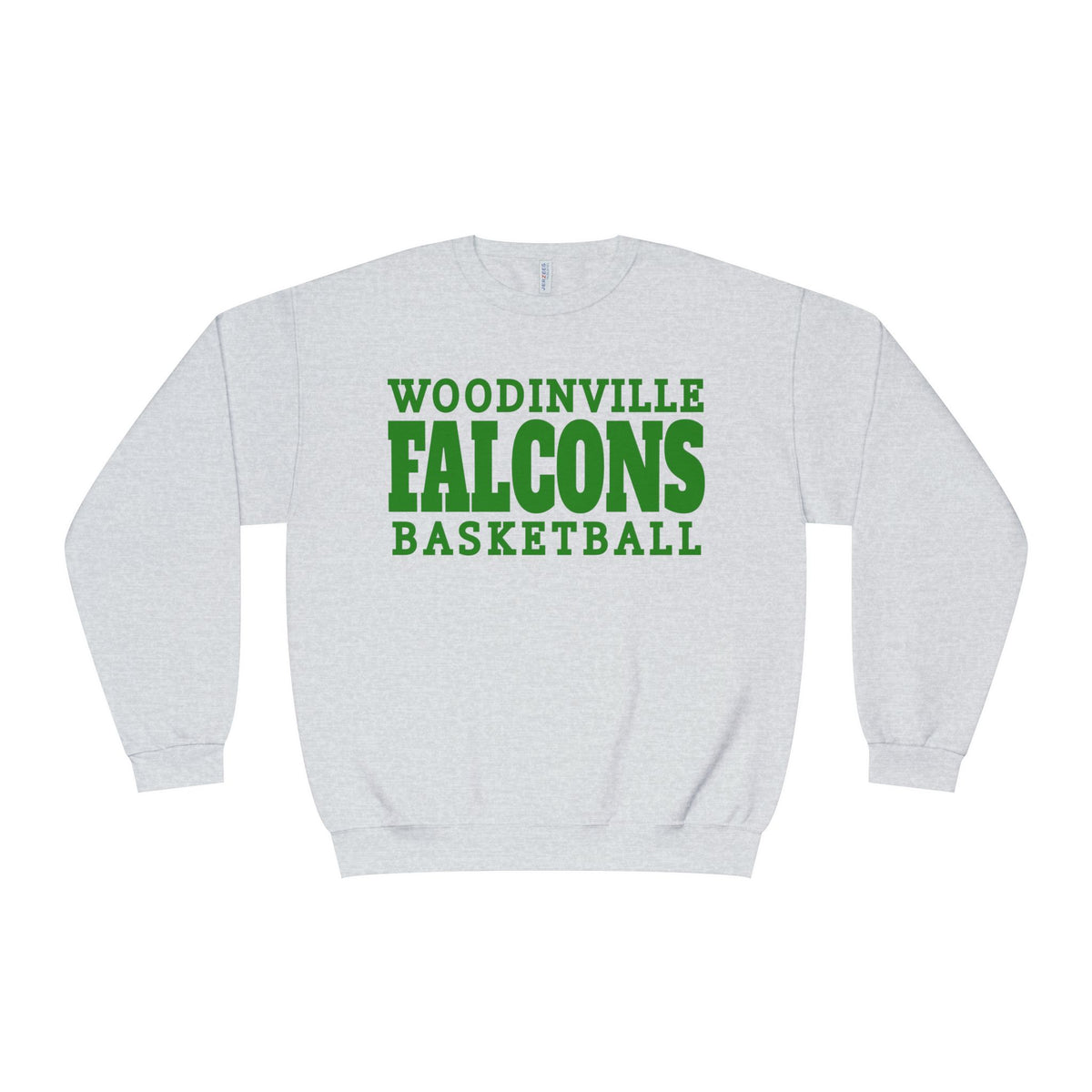 Woodinville Basketball Grey | Unisex Crewneck Sweatshirt