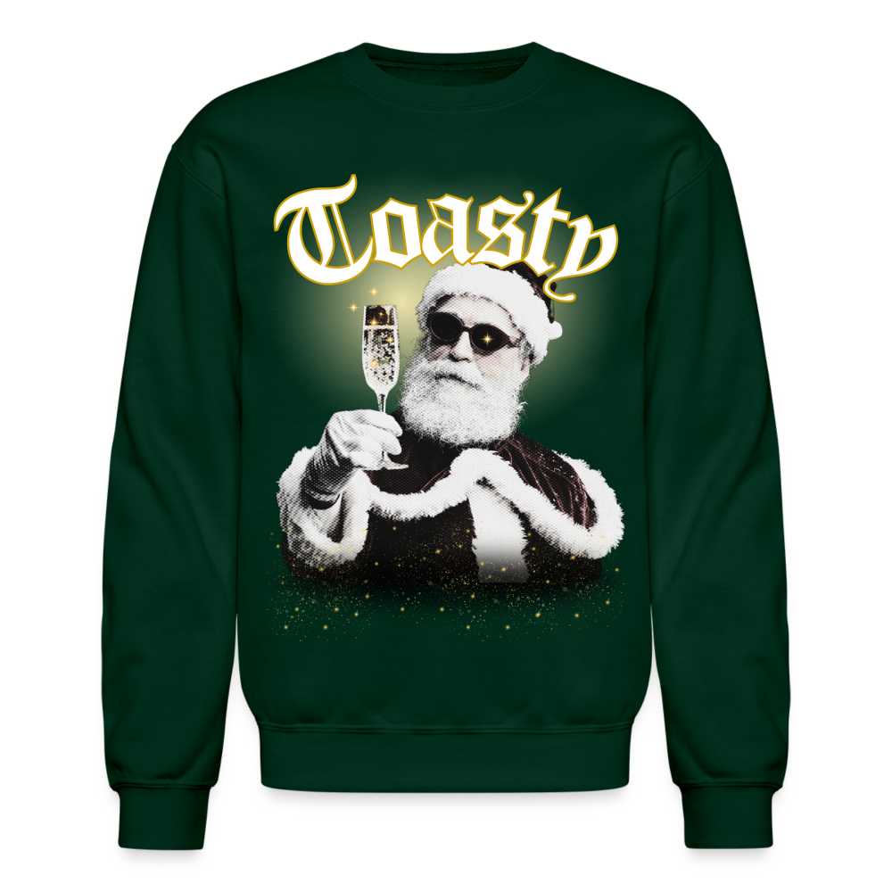 Feelin Toasty Crew - HOLIDAY - forest green