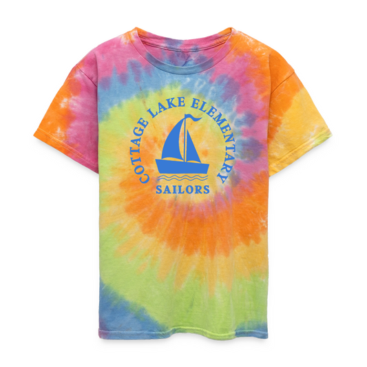 CL Spring | Colors | Kid's Tie Dye T-Shirt - rainbow