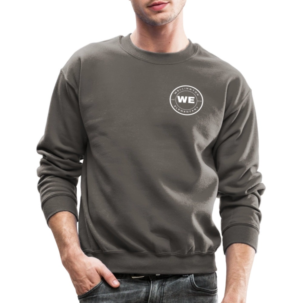 W,E, Small logo Crewneck Sweatshirt - asphalt gray