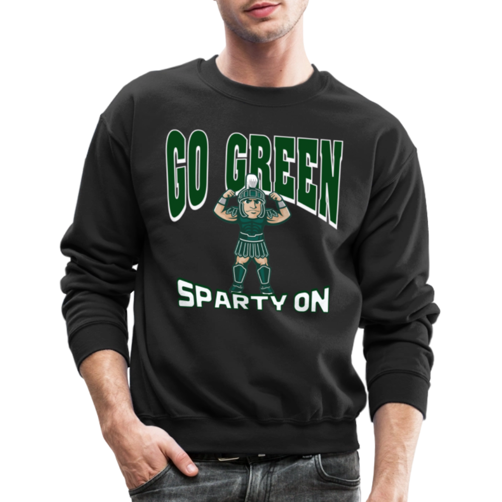 Sparty Basic Crewneck Sweatshirt - black