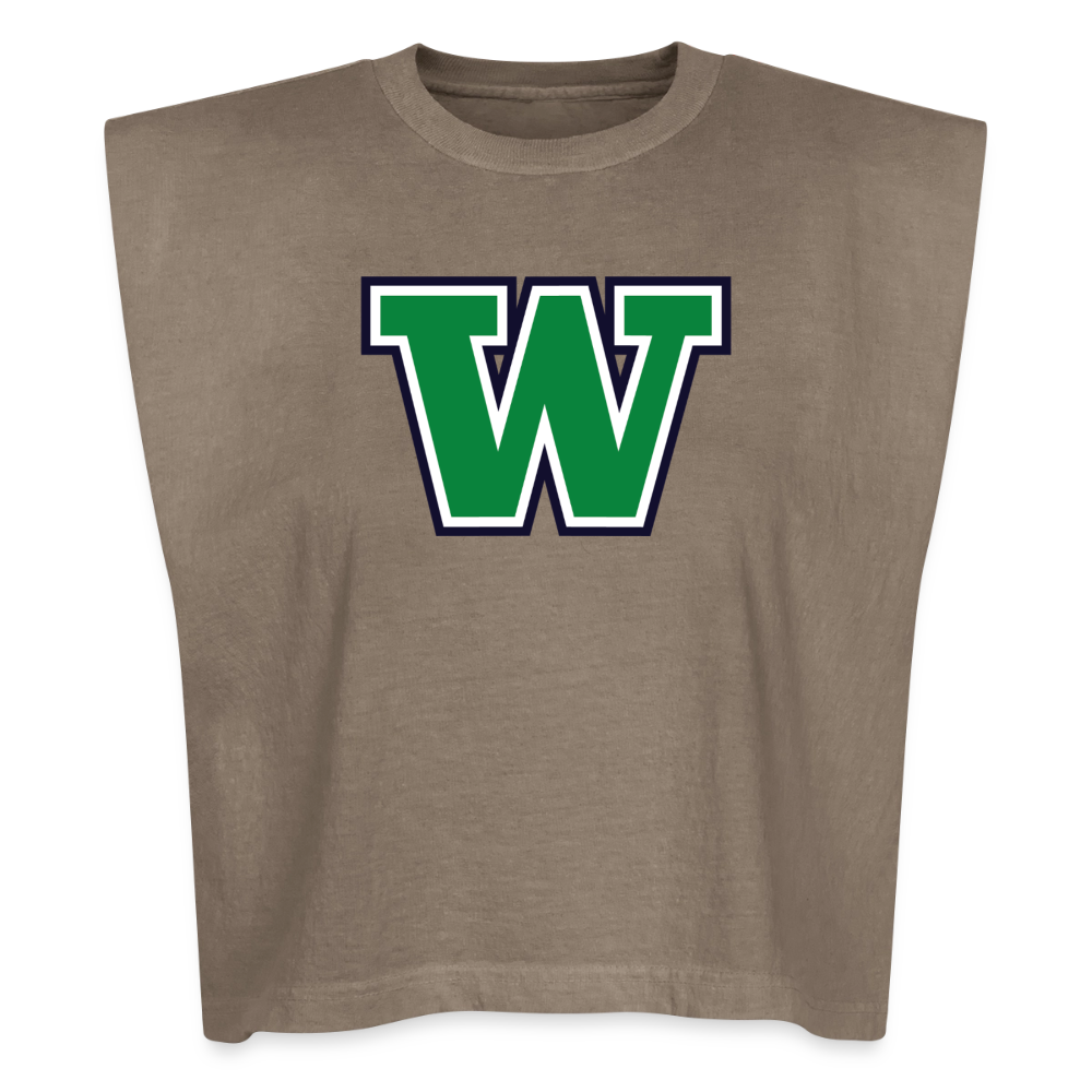 W for Woodinville |  Women´s Muscle Tank Top - light brown