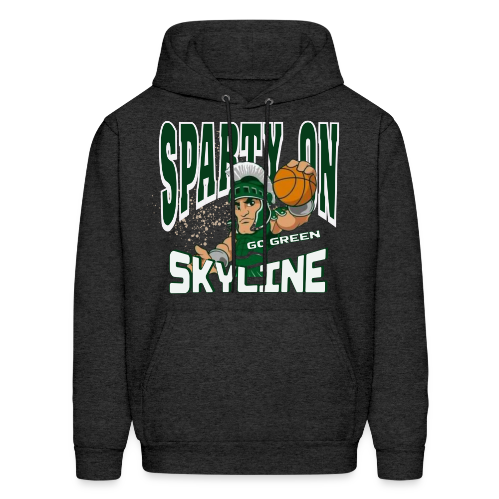 SLAM DUNK SPARTY ON Hoodie - charcoal grey