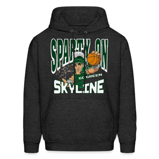 SLAM DUNK SPARTY ON Hoodie - charcoal grey