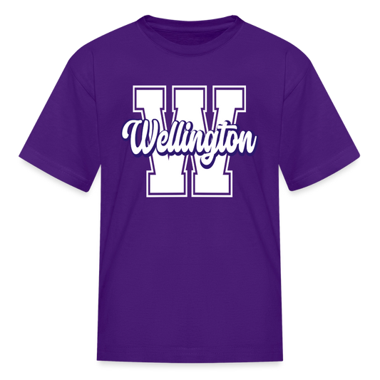 Wellington 26/27 | Youth Tee KINDER - purple
