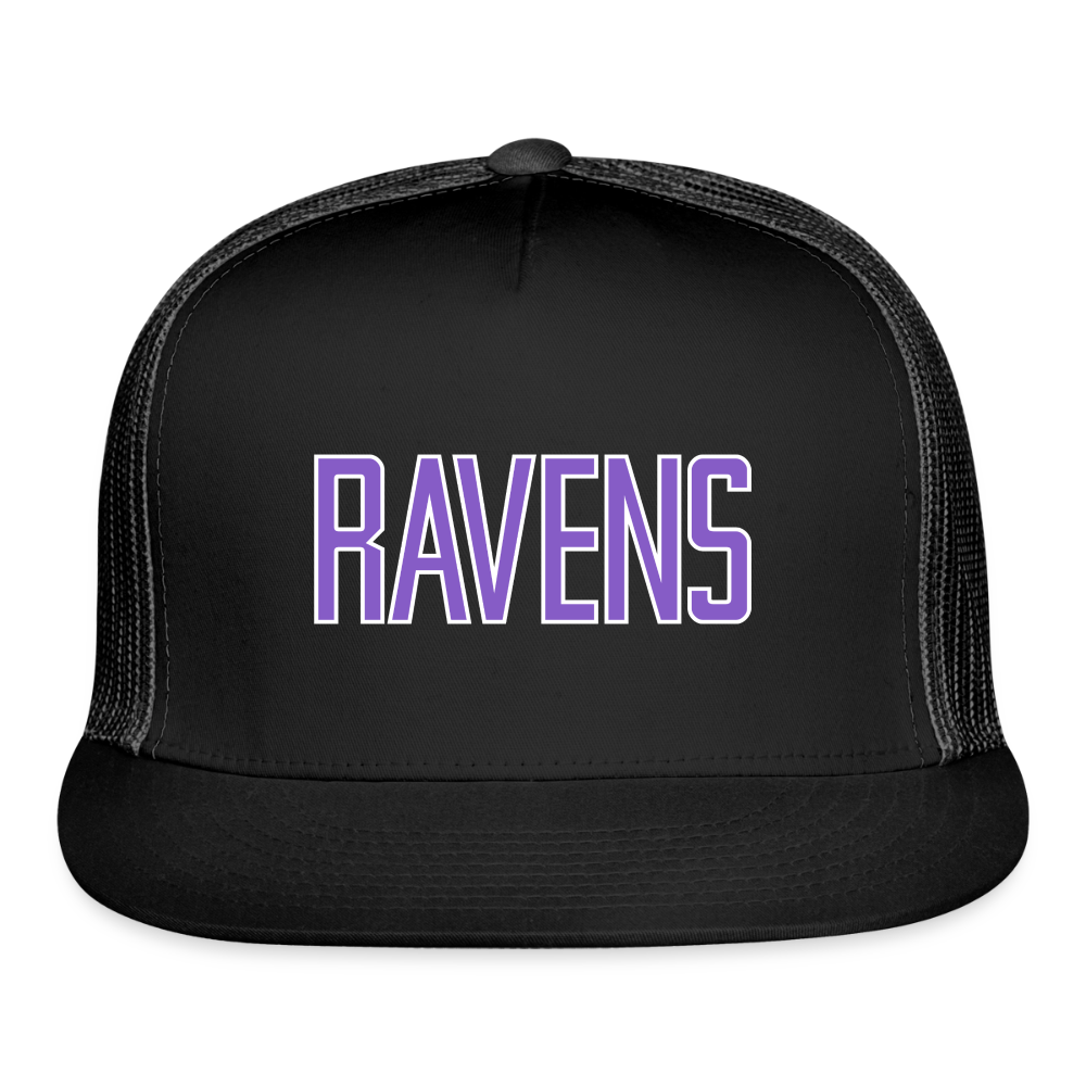 Ravens | Trucker Hat - black/black