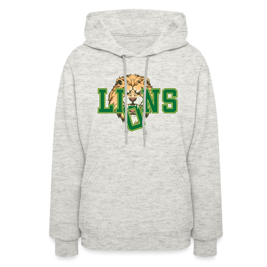 GO LIONS Women's Hoodie - heather oatmeal