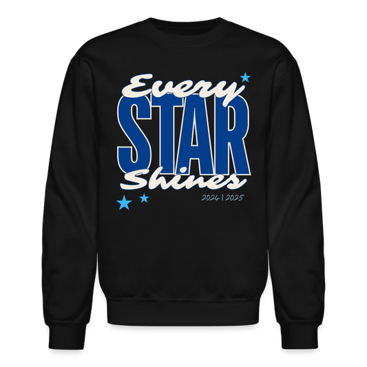 EVERY STAR SHINES Crewneck Sweatshirt - black