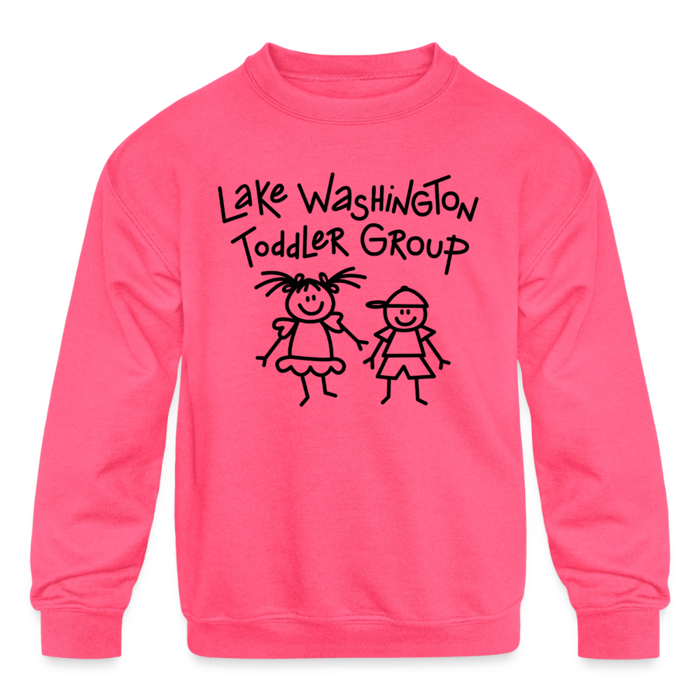 LW Toddler Group | Kids' Crewneck - neon pink