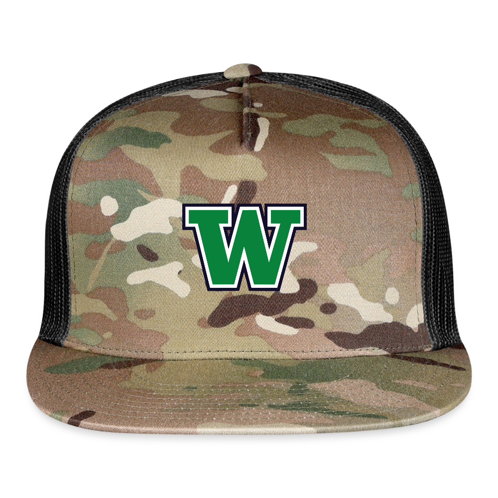 W | Army Trucker Hat - MultiCam\black