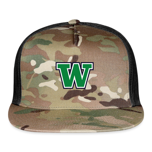 W | Army Trucker Hat - MultiCam\black