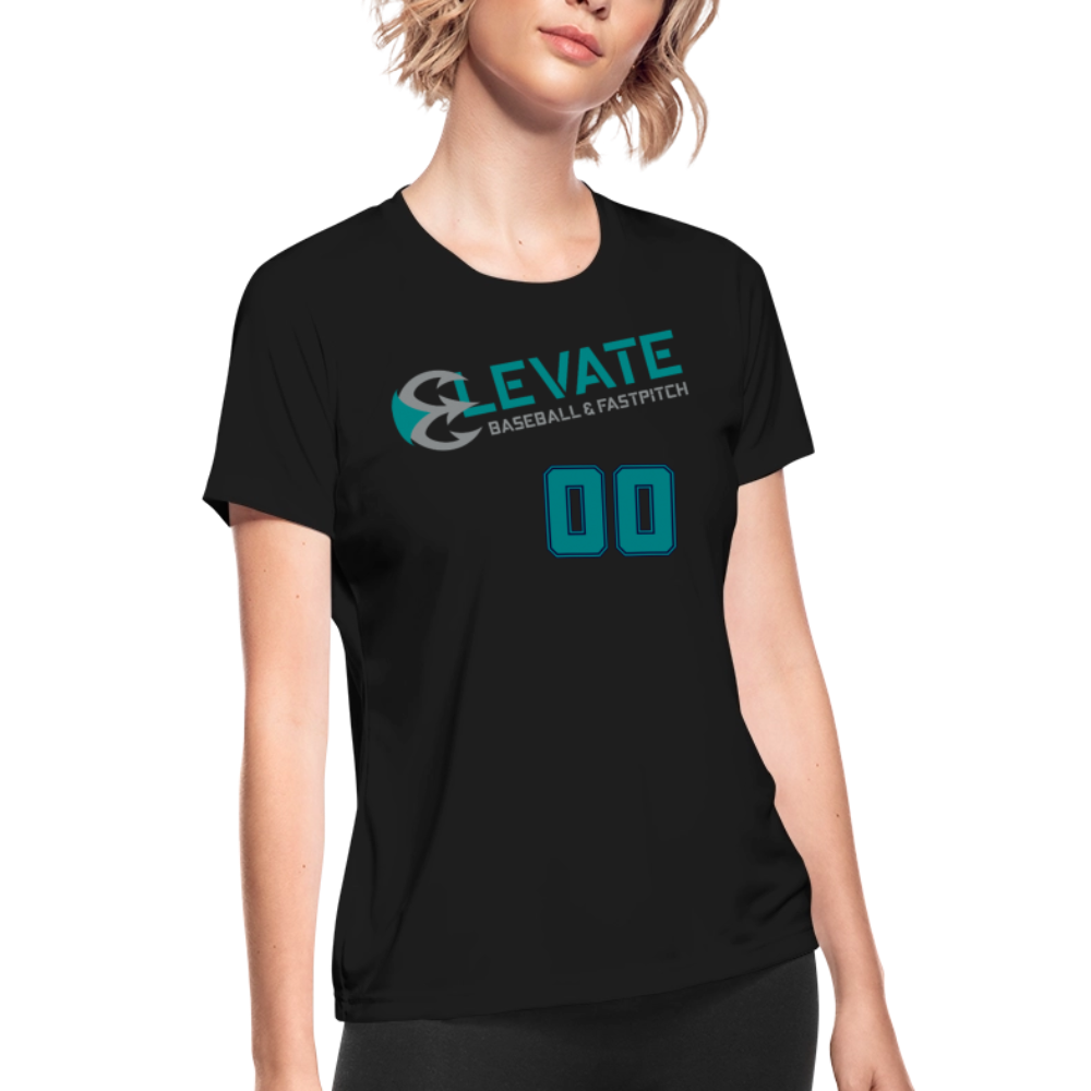 ELEVATE Moisture Wicking Performance T-Shirt - black