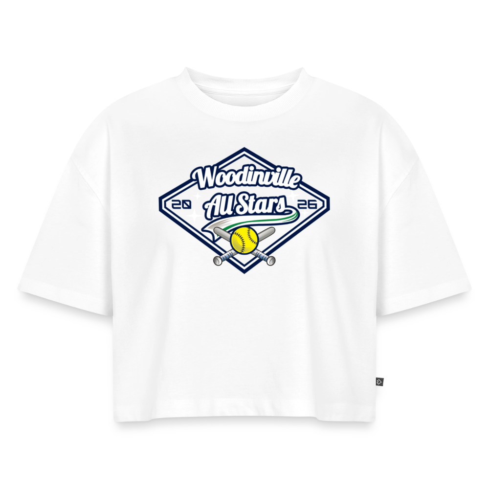 All Stars | Women's Flow Cropped T-Shirt - white