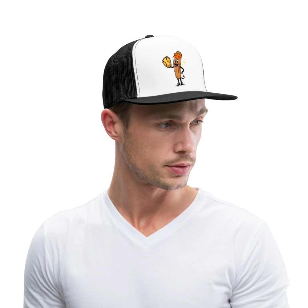 Churros Trucker Hat - white/black