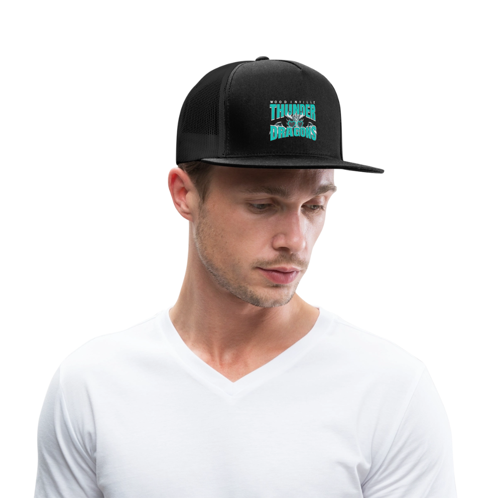TD Mesh Snapback Hat - black/black