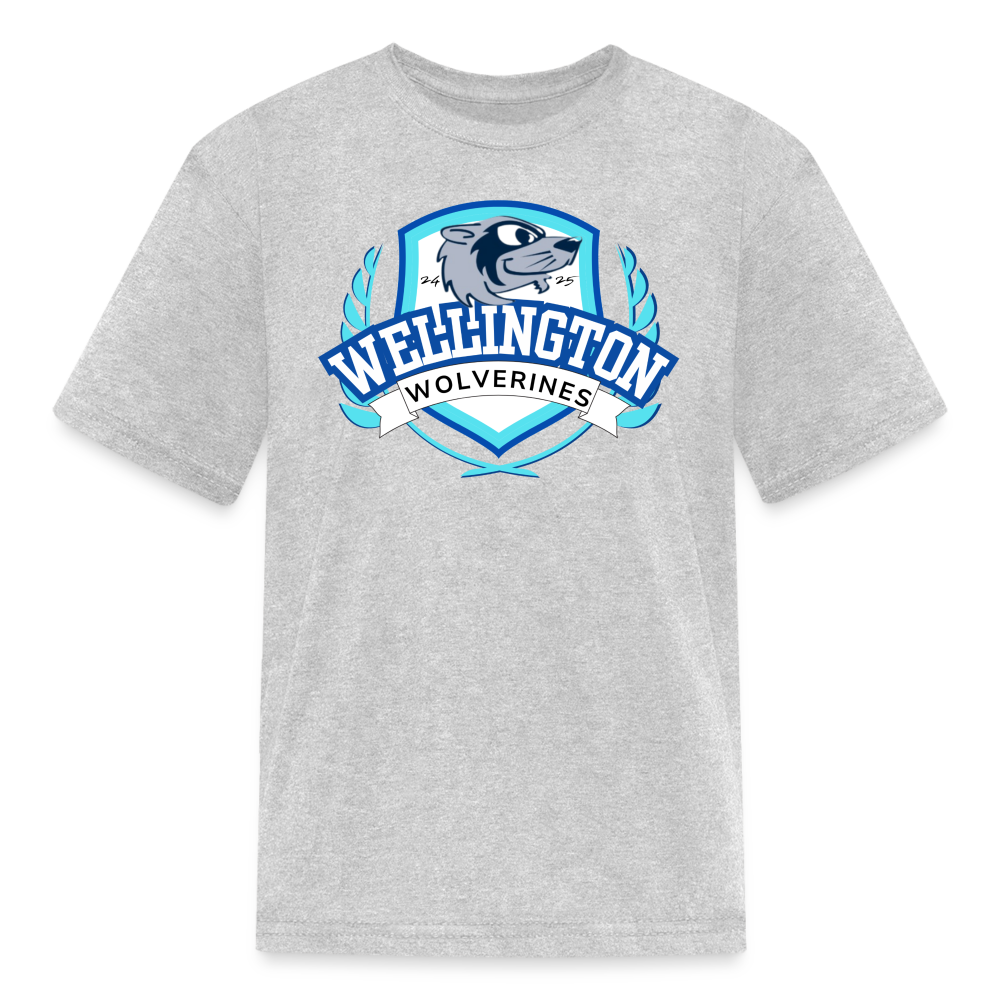 Wellington Kids' T-Shirt - heather gray