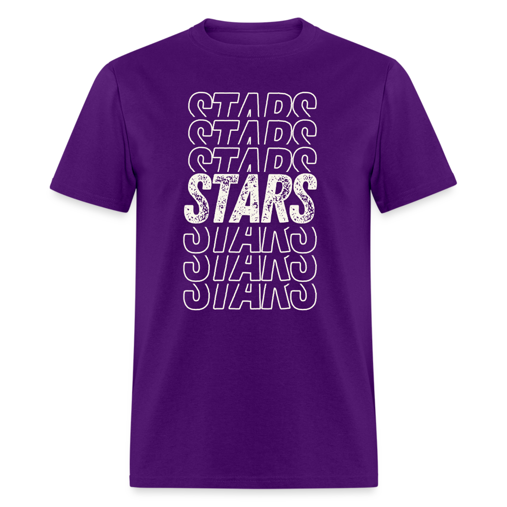 Grade Level Adult Star T-Shirt - purple