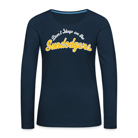 Sundodger Women's Long Sleeve T-Shirt - deep navy