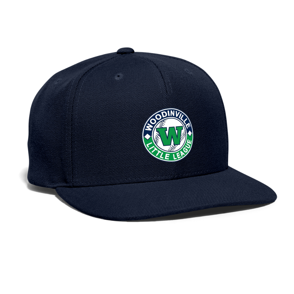 WLL Snapback Baseball Cap - navy