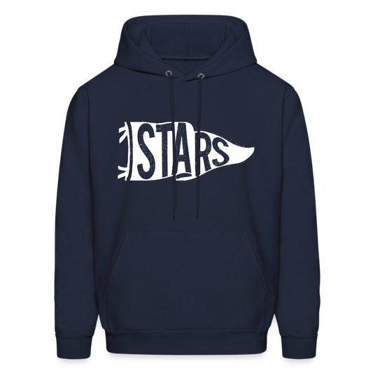 HH STARS PENNANT WHITE FONT - Hoodie - navy