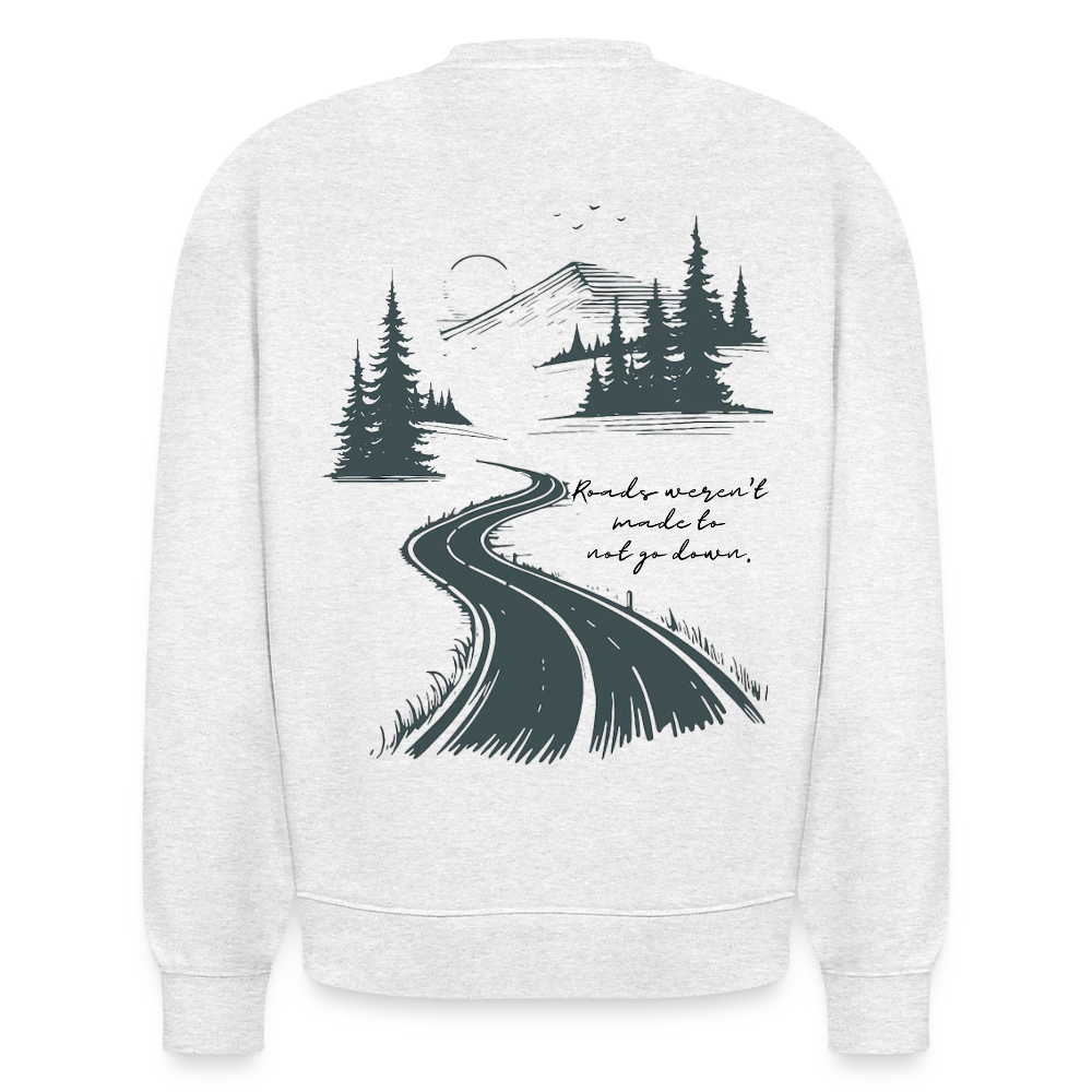 ROADS |  Oversized Organic Sweatshirt - cool heather grey