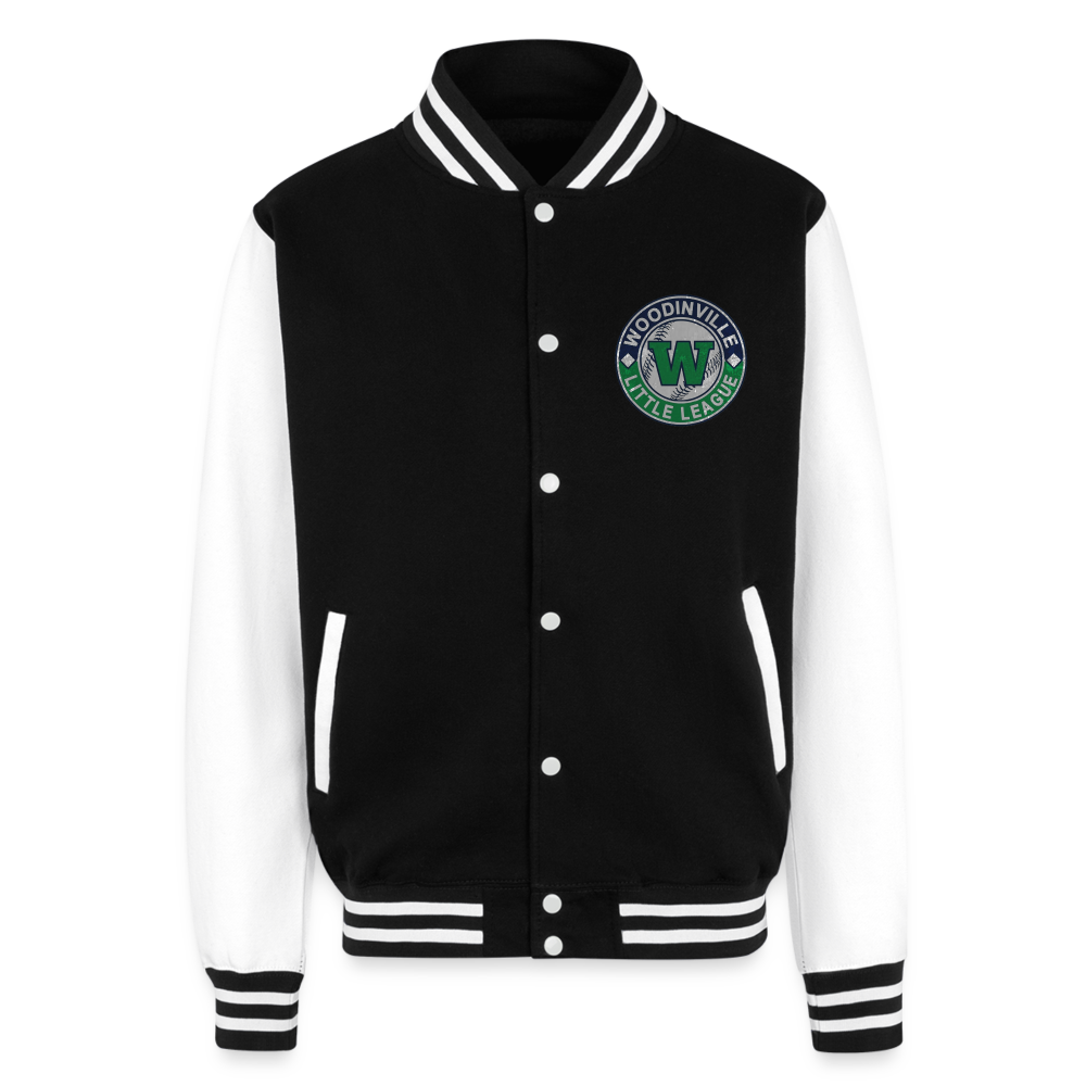 Woodinville LL Letterman Jacket - black/white