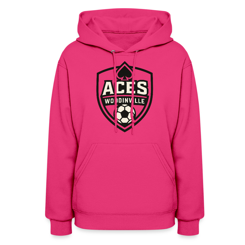 Aces Women's Hoodie - fuchsia
