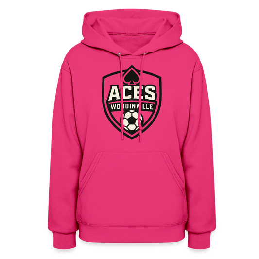 Aces Women's Hoodie - fuchsia