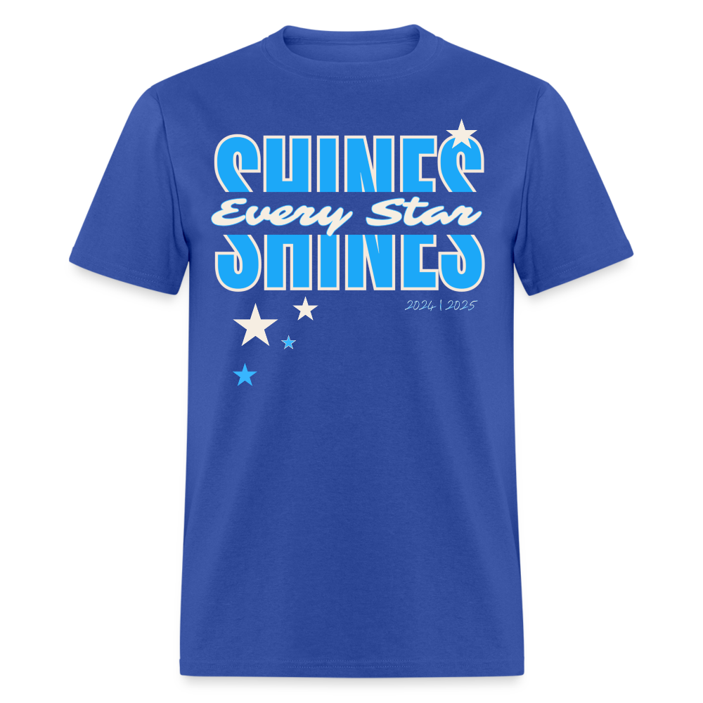 SHINE - EVERY STAR  T-Shirt - royal blue