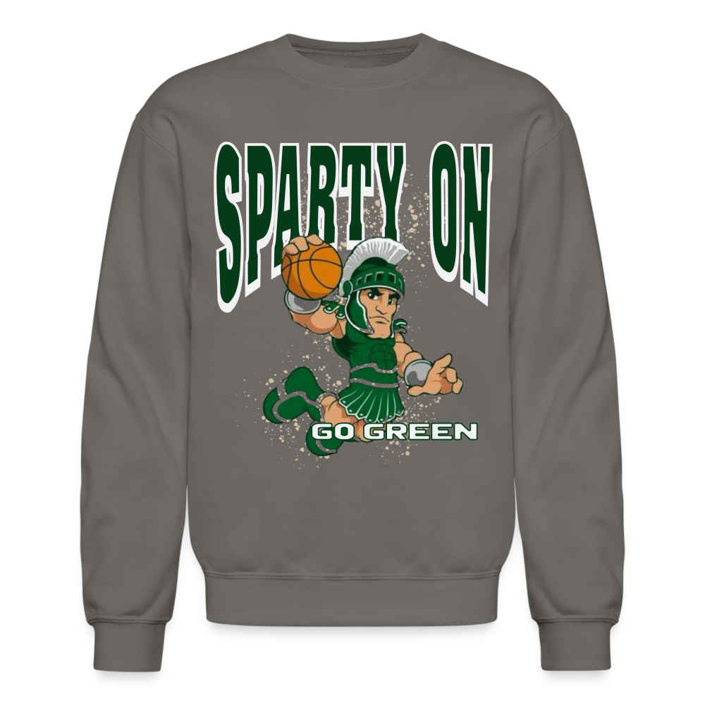 GO GREEN Crewneck Sweatshirt - asphalt gray