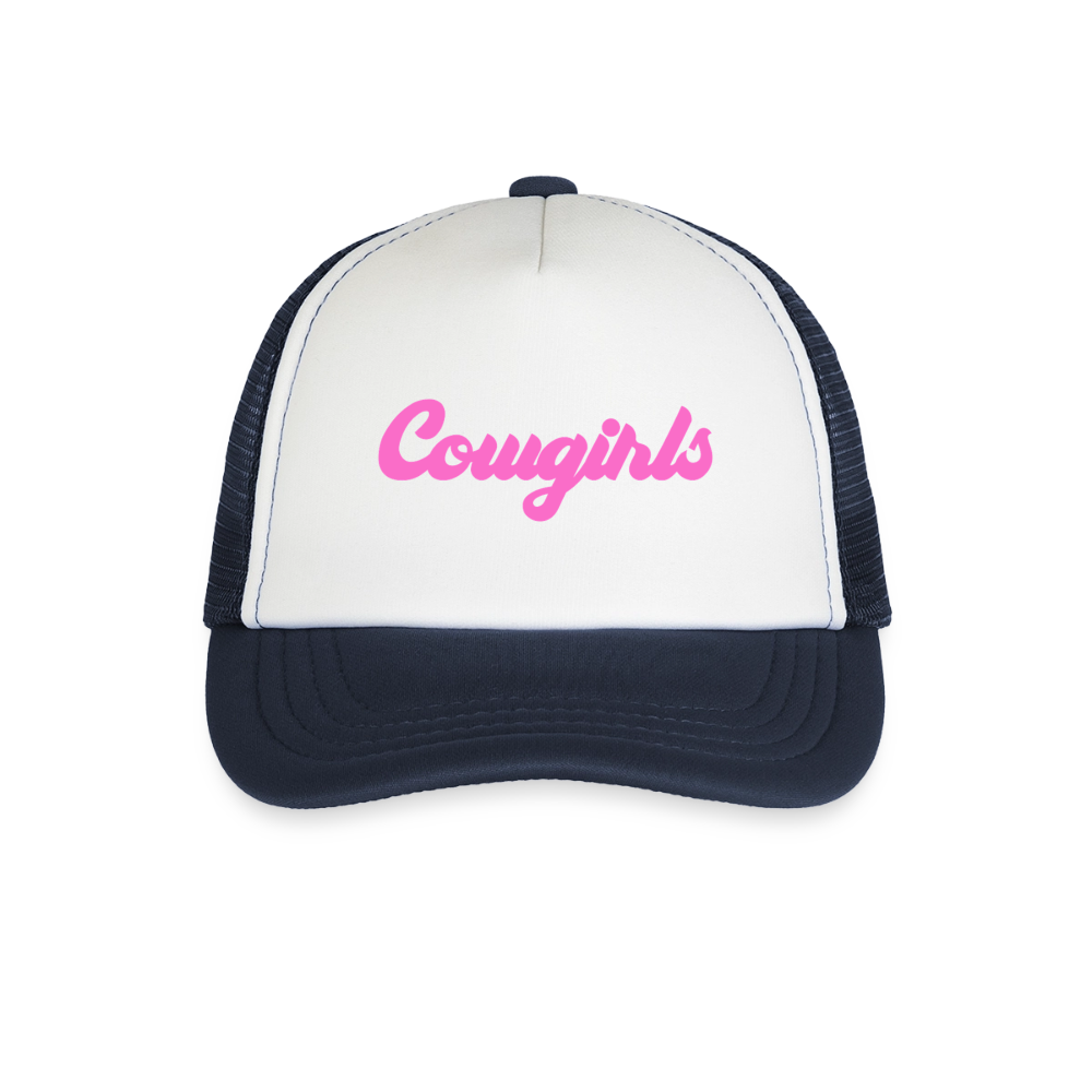 Cowgirls Lone State | Kid's Trucker Cap - white/navy